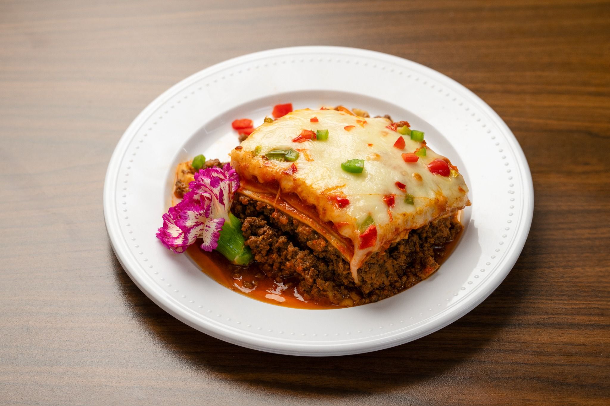 Hot prepared food at Plaza Tropical